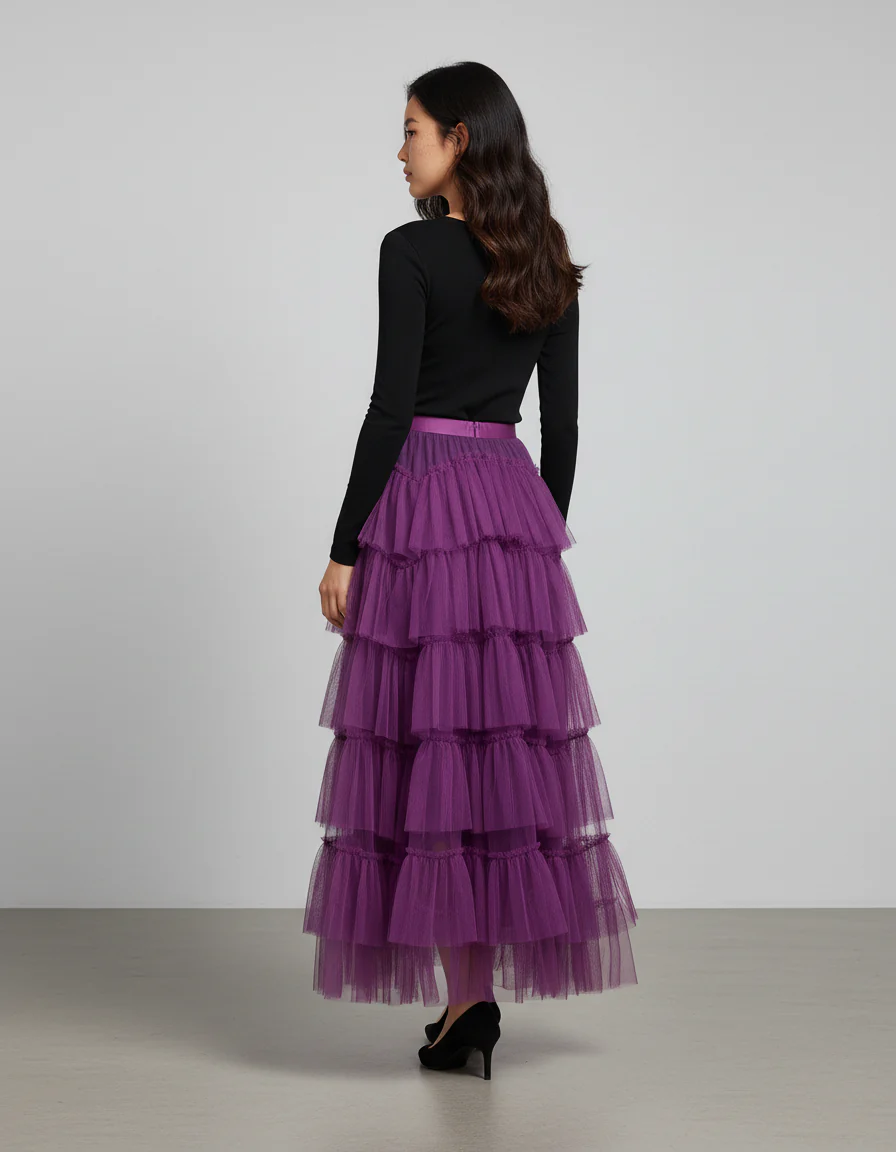 Jupe Longue Temoin Mariage – Image 2