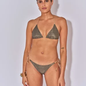TOP TRIANGLE REVERSIBLE KATE LUREX MINERAL